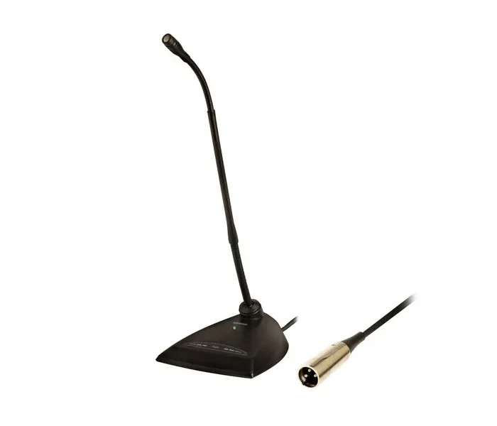 Micrófono Shure MX412D/C de cuello de ganso con base XLR