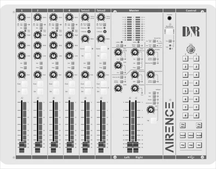 airence-usb consola