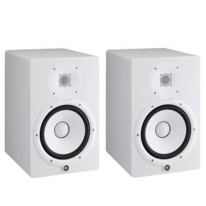 Monitor de Estudio Yamaha HS8W Blanco Par de monitores Yamaha HS8W blancos de estudio profesional