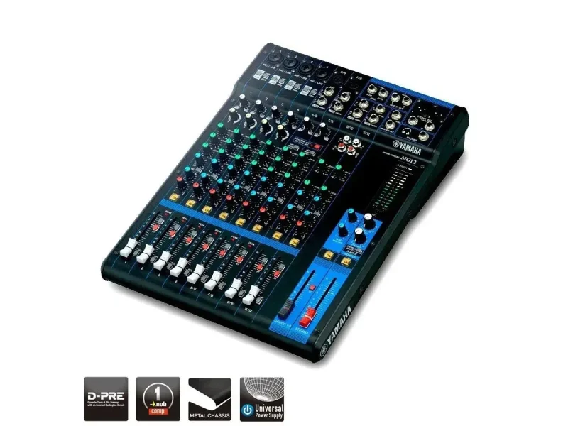 Consola Yamaha MG12X de 12 canales con efectos digitales