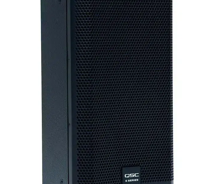 Altavoz QSC E115-BK frontal de alto rendimiento para aplicaciones en vivo