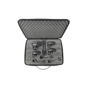 Kit de micrófonos para batería Shure PGADRUMKIT5 en estuche de transporte