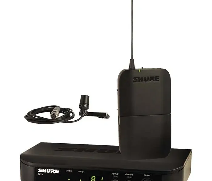 Sistema inalámbrico Shure BLX14/CVL-J10 con micrófono de solapa CVL