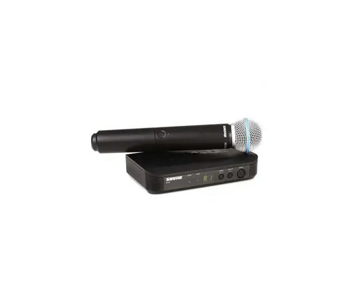 Micrófono inalámbrico Shure BLX24/B58 con cápsula Beta 58A