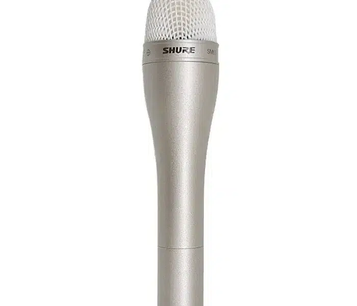 Micrófono Shure SM63 dinámico omnidireccional para entrevistas