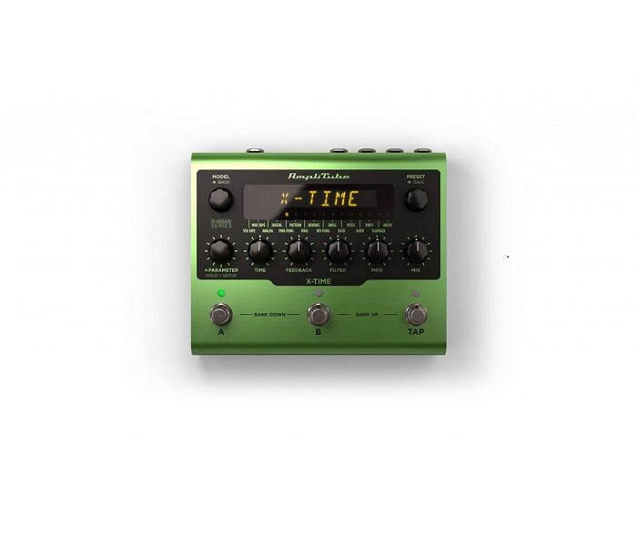 AMPLITUBE X-TIME PEDAL ESTÉREO DE DELAY IK MULTIMEDIA