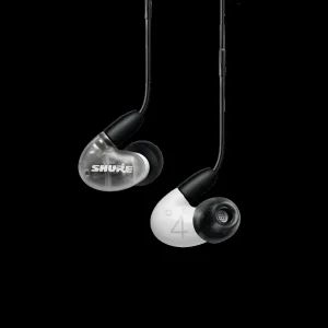 Audífono Shure Aonic 4 blanco con aislamiento de sonido SE42HYW+UNI