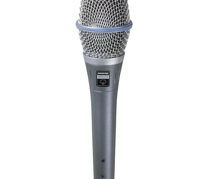 Micrófono vocal Shure BETA87A condensador supercardioide profesional