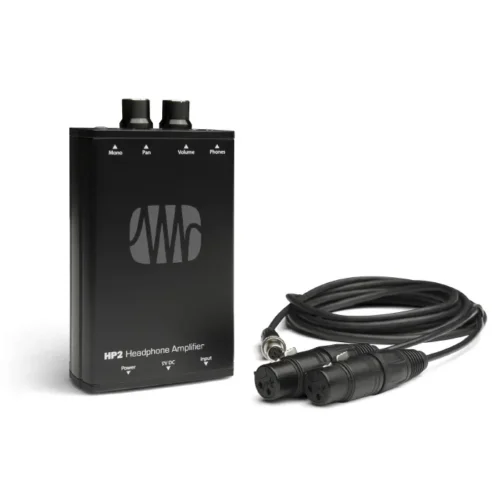 Amplificador de audífonos PreSonus HP2 portátil con entrada balanceada y control de volumen