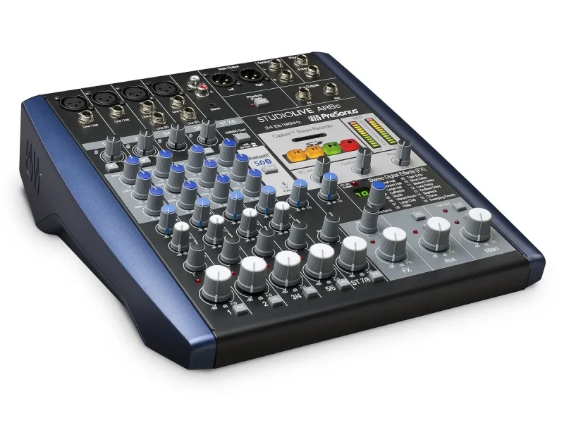 Mezcladora PreSonus StudioLive AR8c con entradas analógicas y grabación por USB