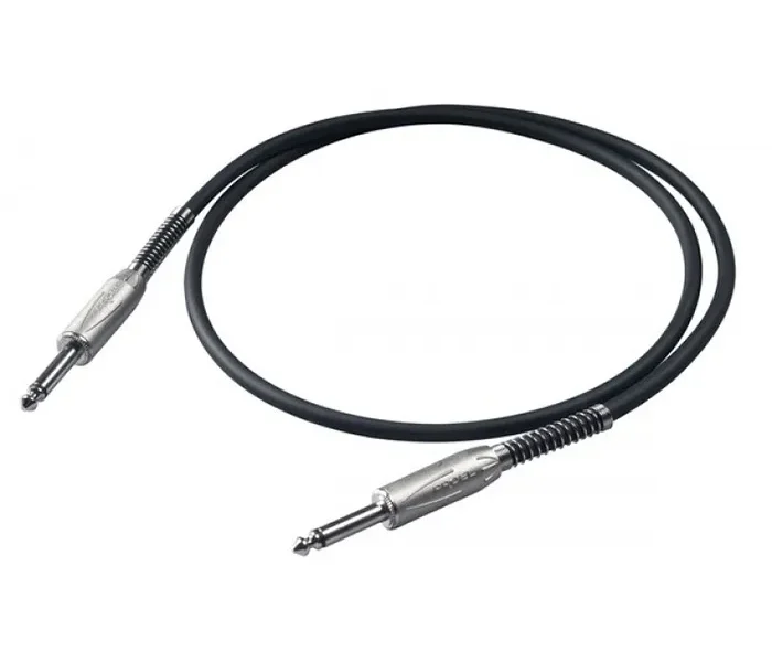 Cable para instrumentos PROEL BULK100LU10 de 10 metros con conectores rectos de 1/4"