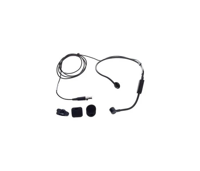 Micrófono diadema Shure PGA31-TQG condensador con accesorios y conector TA4F.
