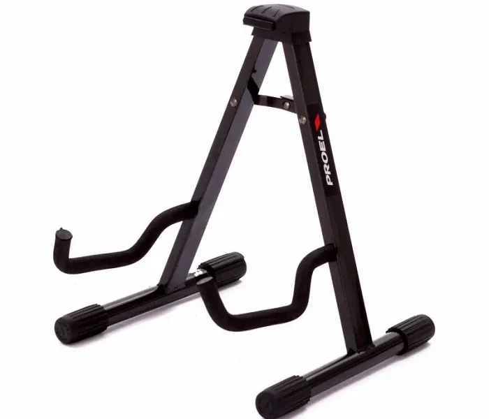 Soporte de guitarra tipo A plegable PROEL FC200 en color negro