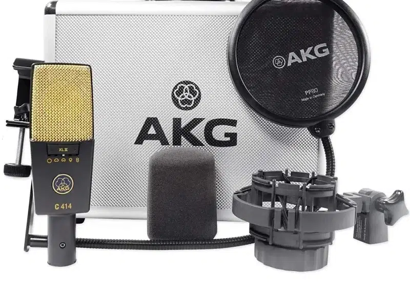 Micrófono AKG C414 XLII con accesorios incluidos
