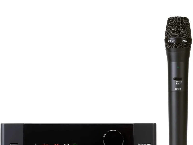 Sistema inalámbrico AKG Pro Audio DMS100 con micrófono HT100