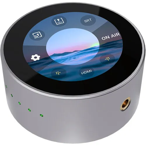Dispositivo RGBlink TAO 1mini-HN circular con pantalla táctil para transmisión HDMI/USB
