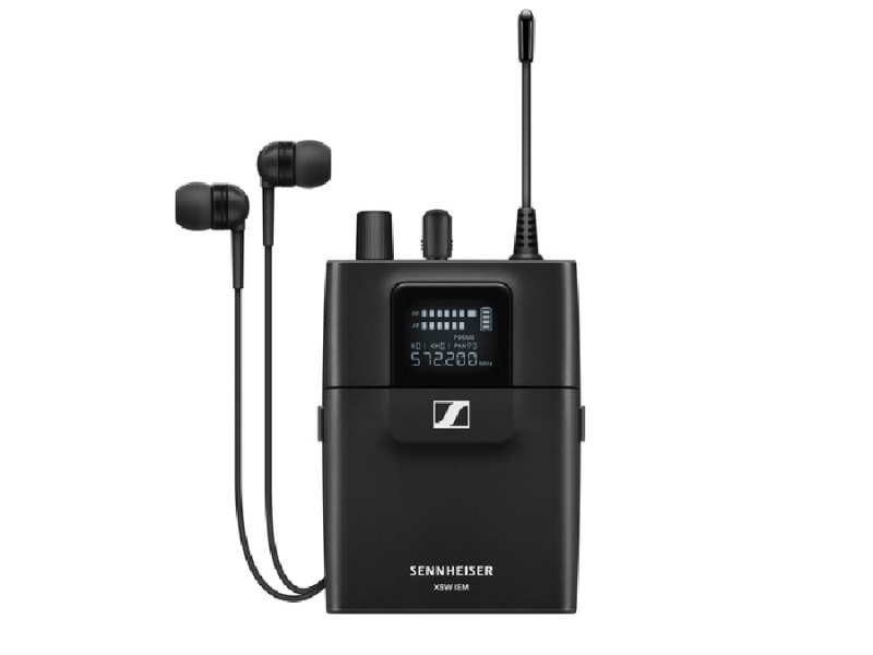 Sennheiser XSW IEM EK Receptor inalámbrico estéreo de body con auriculares IE 4