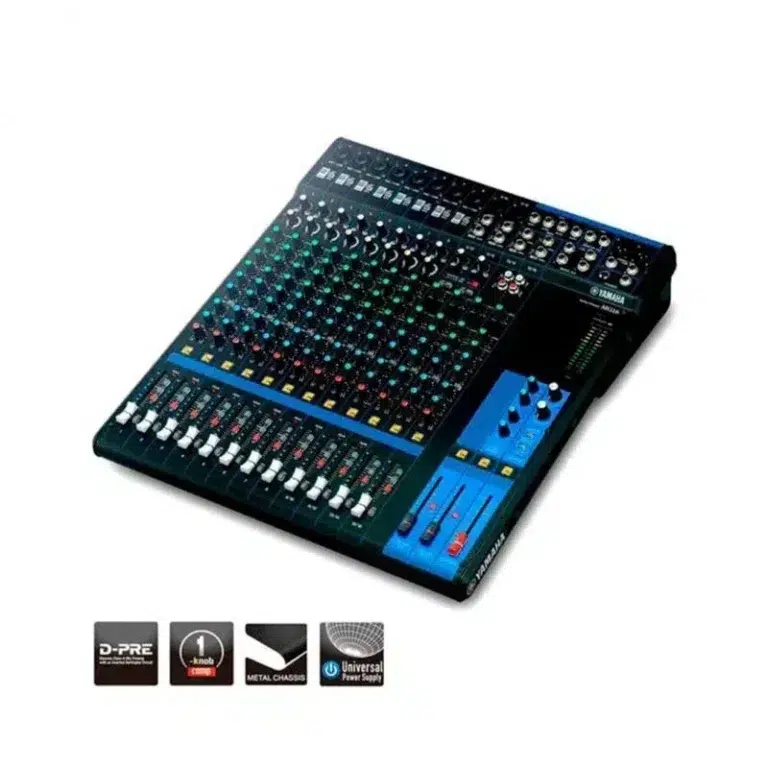 Yamaha MG16 consola analógica de 16 canales con preamplificadores D-PRE