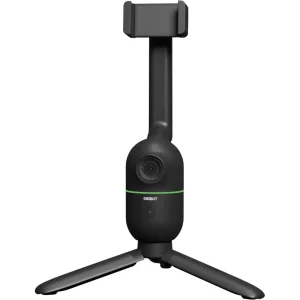 OBSBOT Me – Soporte de Teléfono con IA Soporte para teléfono OBSBOT Me con seguimiento automático y base tipo trípode.