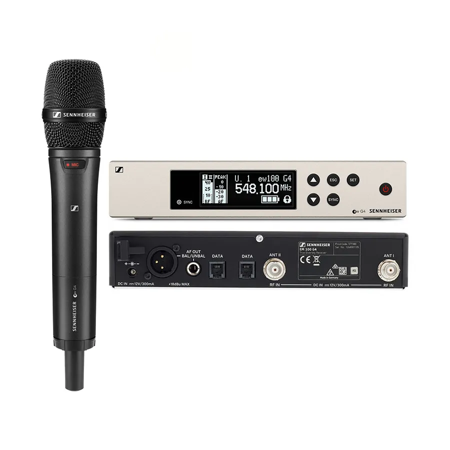 Sennheiser E100 G4-835 Sistema inalámbrico Sennheiser E100 G4-835 con micrófono de mano