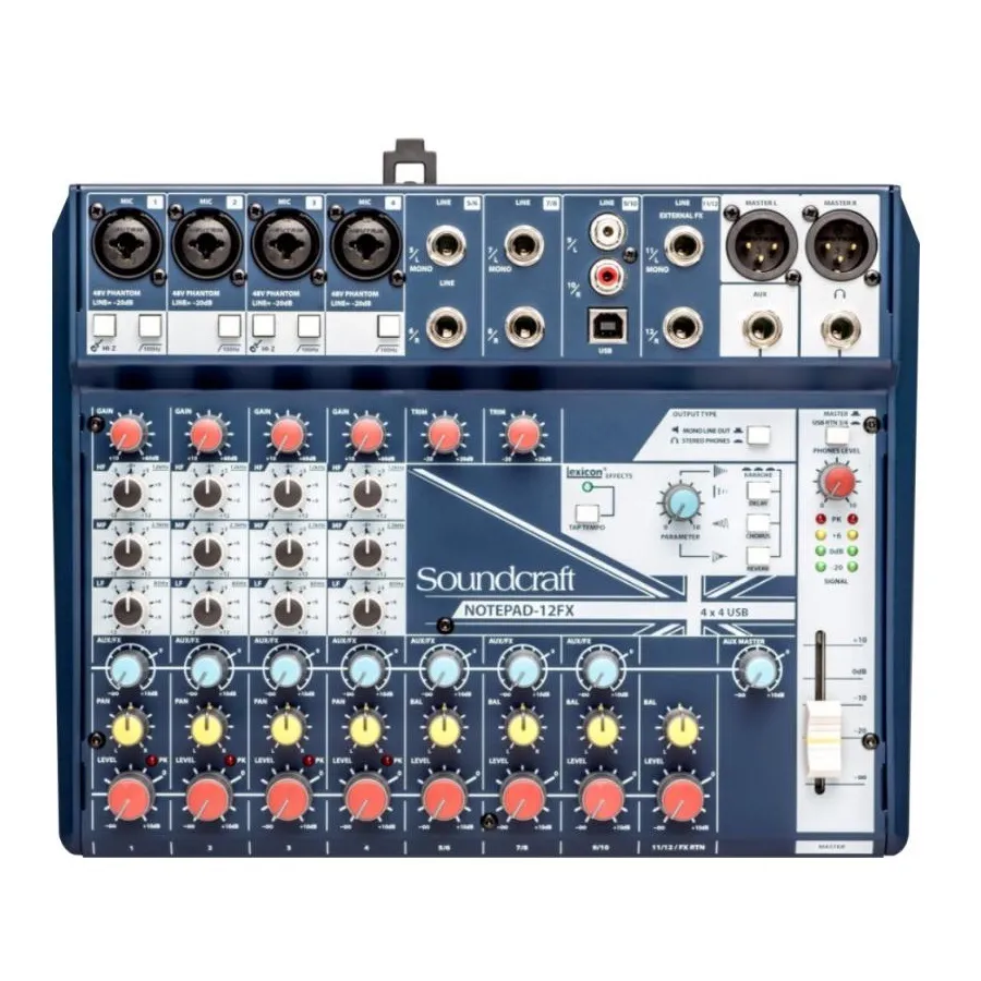 Soundcraft Notepad-12FX Consola Analógica con Interfaz USB Soundcraft Consola Notepad12FX
