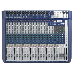 Soundcraft Consola Signature 22 – 22 Canales Consola Soundcraft Signature 22 de 22 canales con ecualizadores y múltiples entradas