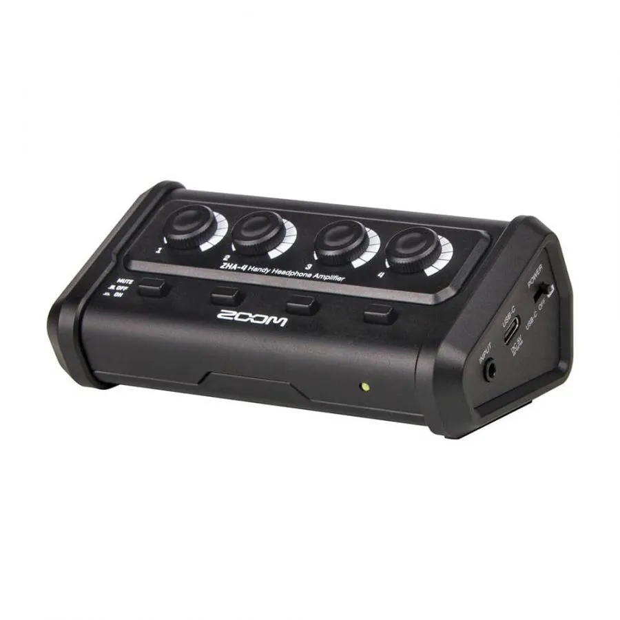 Zoom ZHA-4 Handy Amplificador de Auriculares Amplificador portátil Zoom ZHA-4 Handy para audífonos