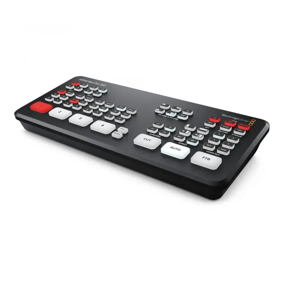 Blackmagic Design ATEM Mini Pro ISO mezclador HDMI profesional con grabación multicámara