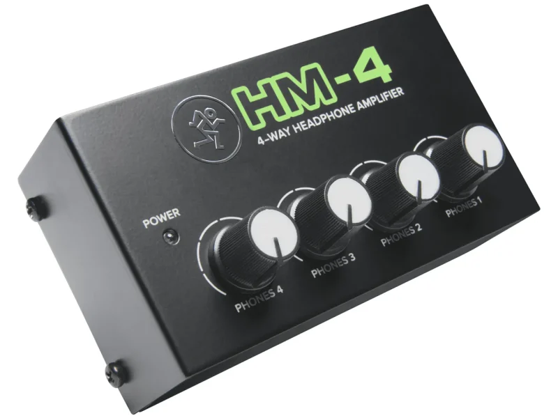 Amplificador de audífonos Mackie HM-4 con 4 salidas independientes