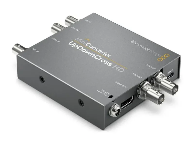 Convertidor Blackmagic Mini Converter UpDownCross HD con entradas HDMI y SDI