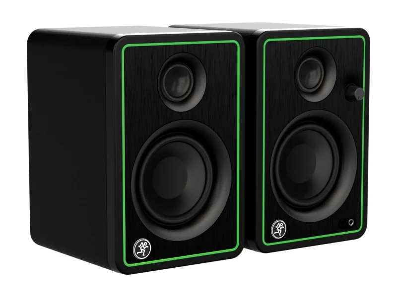 Parlantes de monitoreo Mackie CR3-X de 3 pulgadas con bordes verdes