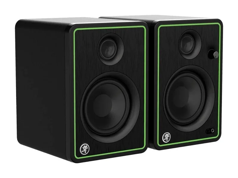 Monitores de estudio Mackie CR4-X en vista diagonal