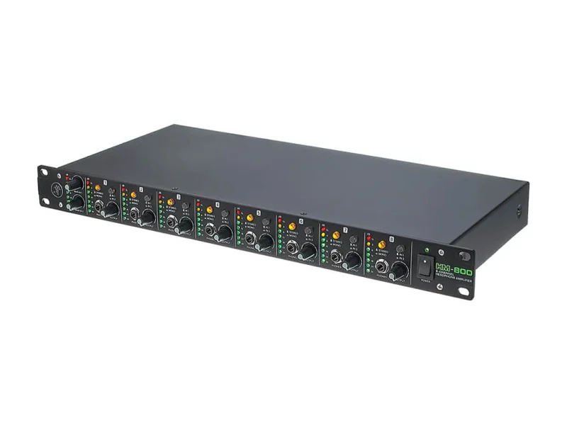 Amplificador de audífonos Mackie HM-800 profesional de 8 canales