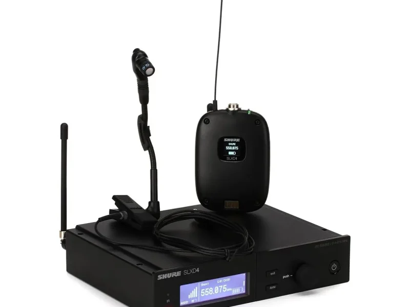 Sistema inalámbrico Shure SLXD14/98H con micrófono para instrumentos