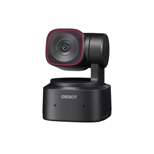 Cámara web OBSBOT Tiny 2 Lite con seguimiento de IA y video en alta definición.