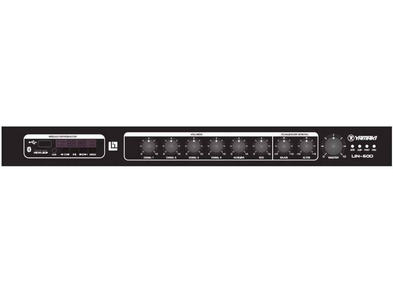 YAMAKI MEZCLADOR LIN-60D AMPLIFICADOR 60W