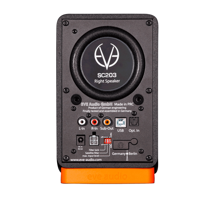 MONITORES DE ESTUDIO EVE AUDIO SC203