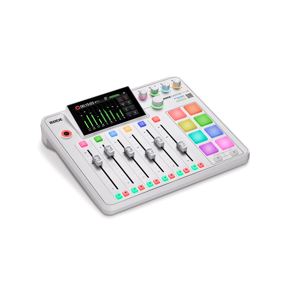 RODECaster Pro II w 3 RODECaster Pro II - White