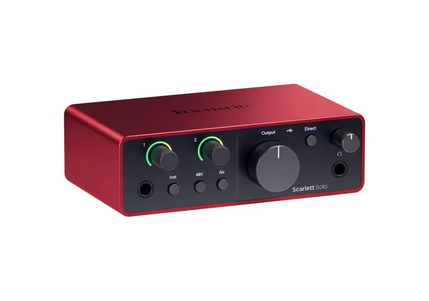 focusrite-scarlett-solo-4th-gen Interfaz de audio Focusrite Scarlett Solo 4ta generación