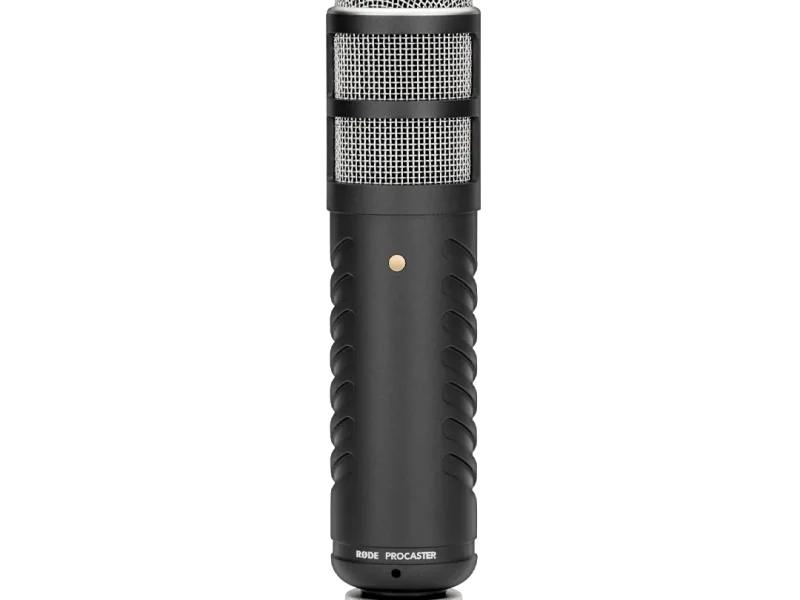 Micrófono dinámico profesional RODE Procaster, ideal para podcast y locución