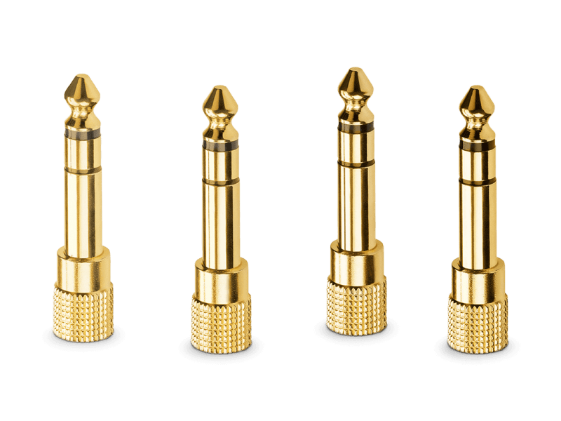 Set de 4 Adaptadores RODE de 3.5 mm TRS a 1/4" HJ