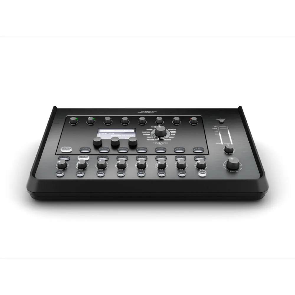 Bose ToneMatch T8S – Mezclador Profesional de 8 Canales Mezclador digital Bose ToneMatch T8S de 8 canales para sonido profesional