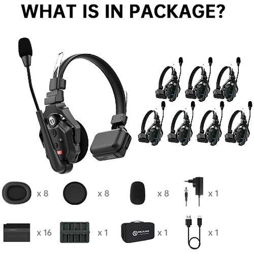 Hollyland Solidcom SE Wireless Headset-8S 8 Hollyland Solidcom SE Wireless Headset-8S