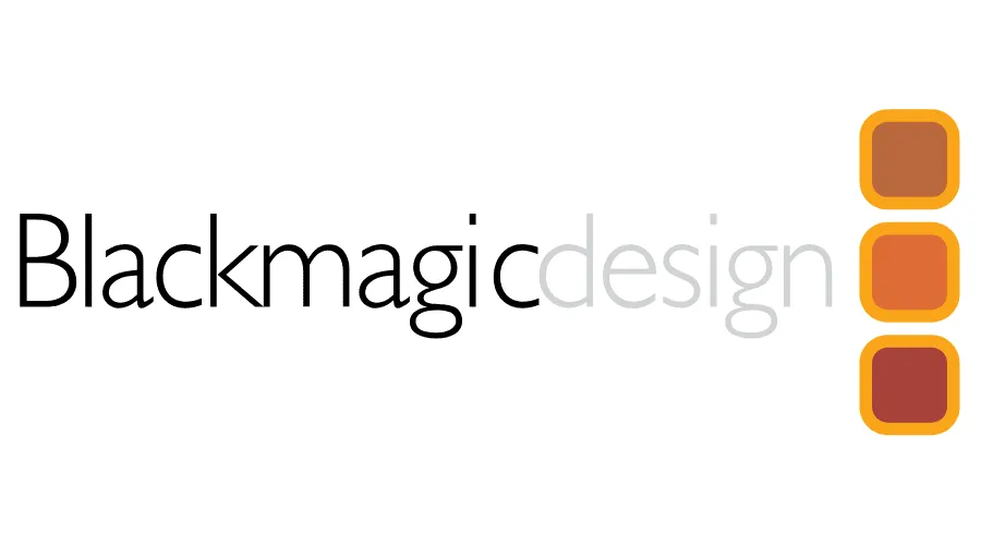 Logotipo Blackmagic Design - distribuidor autorizado en Vision Broadcast