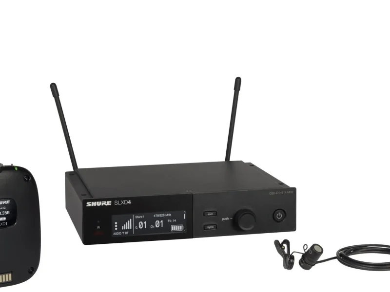 Sistema inalámbrico Shure SLXD14/85 con micrófono lavalier de alta calidad