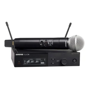 SHURE SLXD24/B87A Sistema Inalámbrico con Micrófono de Mano Sistema inalámbrico Shure SLXD24/B87A con micrófono de mano supercardioide