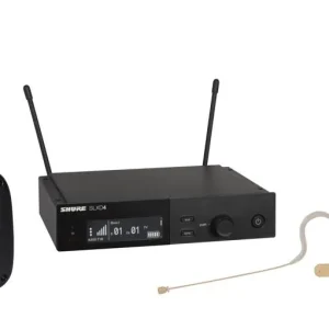 SHURE SLXD14/153T Sistema Inalámbrico Micrófono de Diadema Sistema inalámbrico SHURE SLXD14/153T con micrófono de diadema color piel