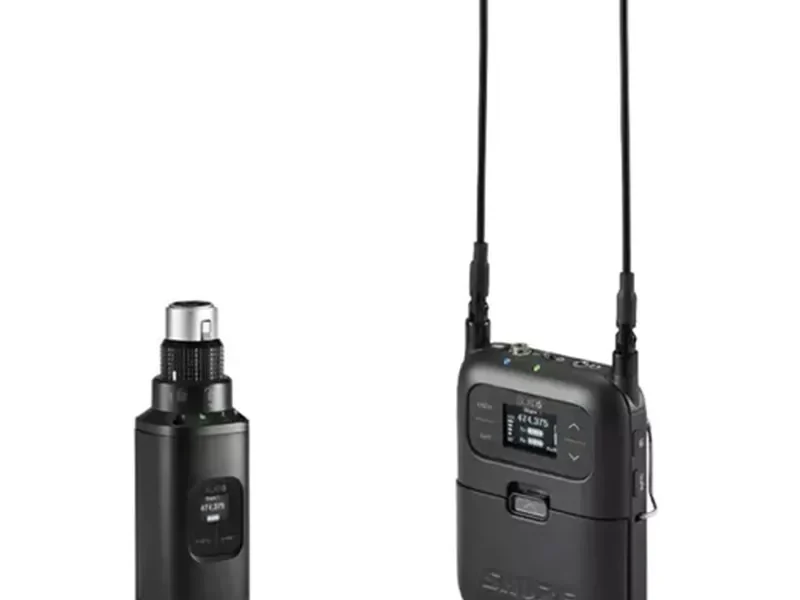 Sistema inalámbrico portátil Shure SLXD35-H55 con transmisores plug-on y bodypack