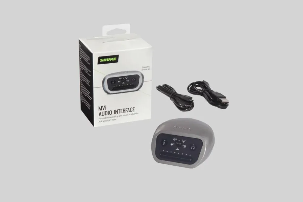 INTERFAZ USB PC-MÓVIL SHURE MOTIV MVI-DIG 4 Shure Interfaz USB PC/Móvil MOTIV MVi-DIG