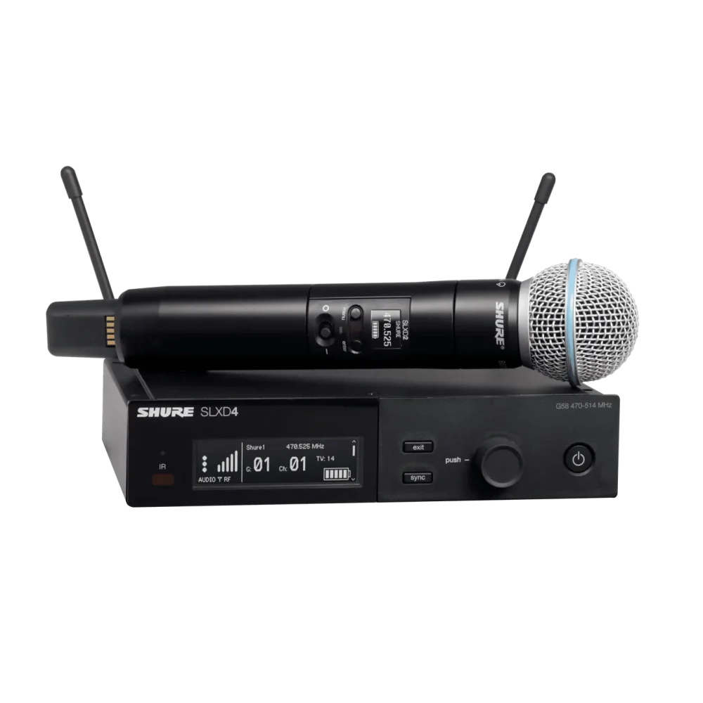 Micrófono Inalámbrico Shure SLXD24-B58-H55 Micrófono Inalámbrico Shure SLXD24/B58-H55